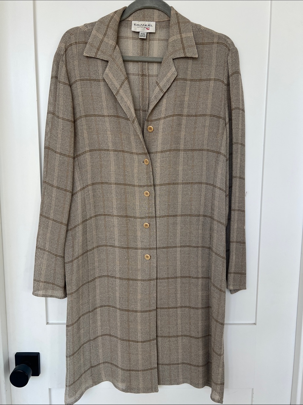 Vintage Emanuel Ungaro designer cardigan jacket/tunic